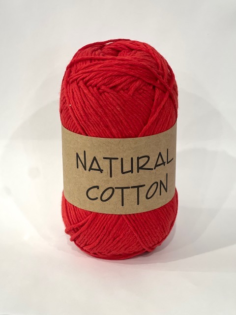 SYDNEY YARN Natural Cotton 77-RED - Sydney Yarn
